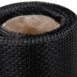 vidaXL Écran en treillis Fibre de verre 100x500 cm Noir