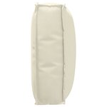 vidaXL Coussin de palette pour dossier Crème 50x40x12 cm Tissu Oxford
