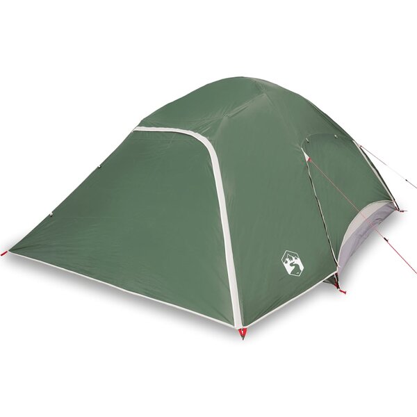 vidaXL Tente familiale à dôme 6 personnes vert imperméable