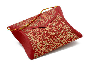 Boite en papier Florets Taj 5 pièces Rouge/Orange