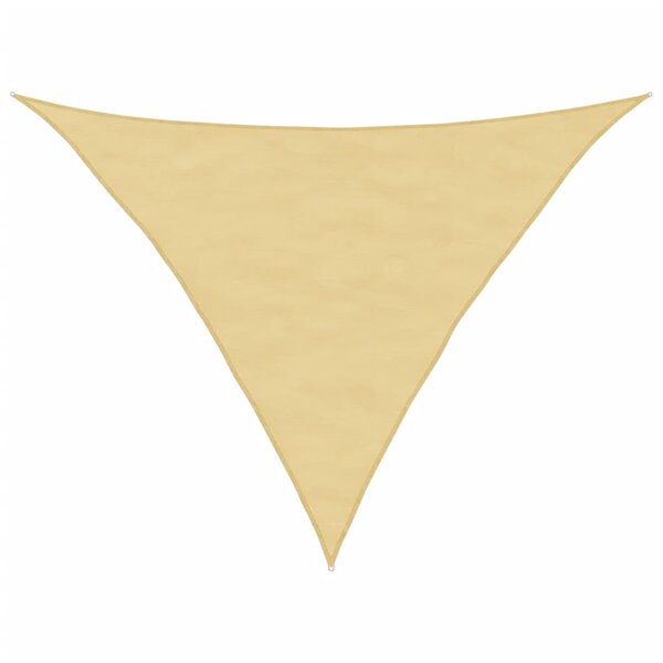 vidaXL Voile d'ombrage sable 2 5x2 5x3 5 m 100   polyester oxford