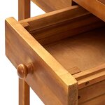 vidaXL Chariot de cuisine de jardin Bois d'acacia 92x43 5x141 5 cm