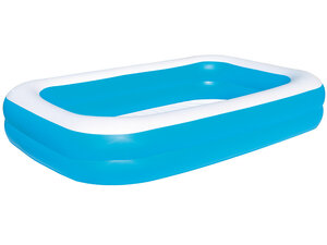 Piscine gonflable familiale rectangulaire Bleu - 269 x 175 x 51cm