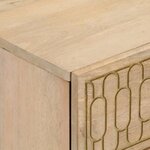 vidaXL Tables de chevet 2 Pièces 40x33x46 cm Bois de manguier solide