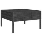Salon de jardin meuble d'extérieur ensemble de mobilier 6 pièces avec coussins résine tressée noir 02_0016913