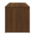 vidaXL Meuble TV Chêne marron 80x34x36 cm Bois d'ingénierie