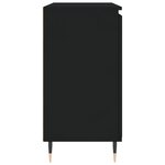 vidaXL Buffet noir 104x35x70 cm bois d’ingénierie