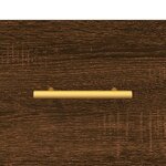 vidaXL Banc à chaussures chêne marron 102x35x55 cm bois d'ingénierie