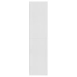 vidaXL Garde-robe Blanc 100 x 50 x 200 cm Bois d'ingénierie