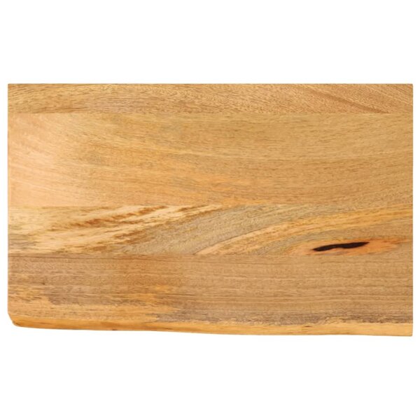 vidaXL Dessus de table à bord vivant 60x20x3 8 cm bois massif manguier