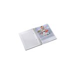 LEITZ Cahier WOW A5 - 5 x 5 - Spiralé - Couverture PP Rose métallisée