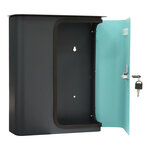 Rottner splashy boîte aux lettres anthracite turquoise