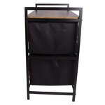 Bo-Camp Armoire de cuisine Lawton Noir