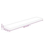 vidaXL Panneau d'étagère 100x20x2 5 cm Bois de chêne massif non traité