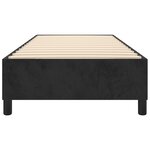 vidaXL Cadre de lit sans matelas noir 90x190 cm velours