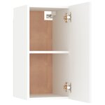 vidaXL Meuble TV Blanc 30 5x30x60 cm Bois d’ingénierie