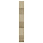vidaXL Bibliothèque/Séparateur de pièce Chêne sonoma 60x24x186 cm