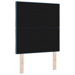 vidaXL Tête de lit à blocs en diamant bleu foncé 80 cm velours