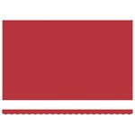 vidaXL Store Rétractable Automatique Rouge 500x350 cm
