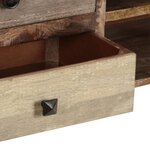 vidaXL Meuble TV 118x30x40 cm Bois de manguier massif