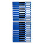 Module De Classement Modulo Office10 Tiroirs Fermés - Bleu - Exacompta