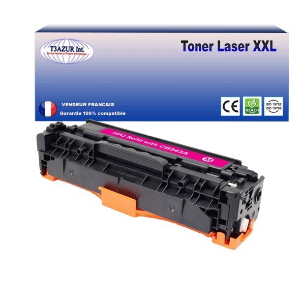 T3AZUR - Toner compatible avec Canon 716/731 pour Canon MF-8050CN  MF-8080CW  MF-8230Cn  MF-8280Cw Magenta - 1 400p