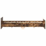 vidaXL Cadre de lit sans matelas chêne fumé 160x200 cm