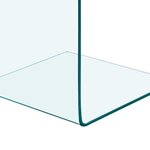 vidaXL Table d'appoint 40x40x60 cm Verre trempé