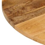 vidaXL Dessus de table Ø 50x3 8 cm rond bois de manguier massif