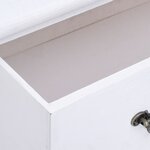 vidaXL Armoire à tiroirs Blanc 60x30x75 cm Bois