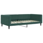vidaXL Lit de repos sans matelas vert foncé 100x200 cm velours