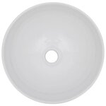 Vidaxl meuble de salle de bain en deux pièces céramique gris