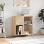 vidaXL Armoire à disques chêne sonoma 84 5x38x89 cm bois d'ingénierie