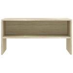 vidaXL Meuble TV Chêne sonoma 80x40x40 cm Bois d’ingénierie