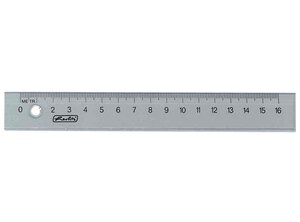 Règle plate Transparente 16 cm HERLITZ