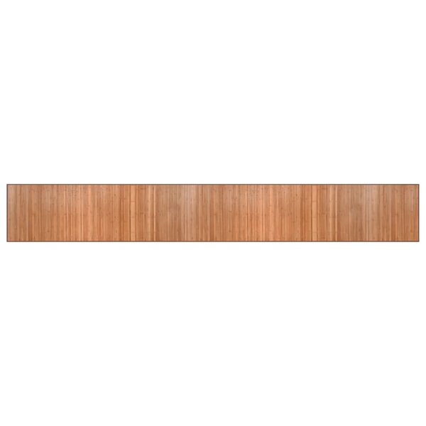 vidaXL Tapis rectangulaire naturel 70x500 cm bambou