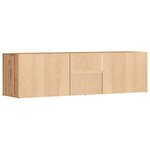 vidaXL Armoire d'angle chêne artisanal 160x40x45 cm bois d'ingénierie