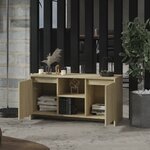 vidaXL Meuble TV Chêne sonoma 102x37 5x52 5 cm Bois d'ingénierie