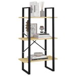 vidaXL Étagère de rangement 60x30x105 cm Bois de pin massif