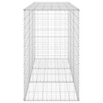 vidaXL Mur en gabion avec couvercles Acier galvanisé 200x60x100 cm