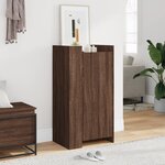 vidaXL Armoire à chaussures chêne marron 52x37 5x100 cm