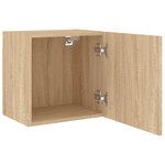 vidaXL Meubles TV muraux 2 Pièces chêne sonoma 40 5x30x40 cm