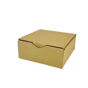 Lot de 300 Boîtes postales d’expédition carton 150x150x60. Coloris Marron
