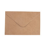 Set de cartes B6  FSC Mix Credit  kraft  15 cartes + 15 enveloppes  boîte 30 pces