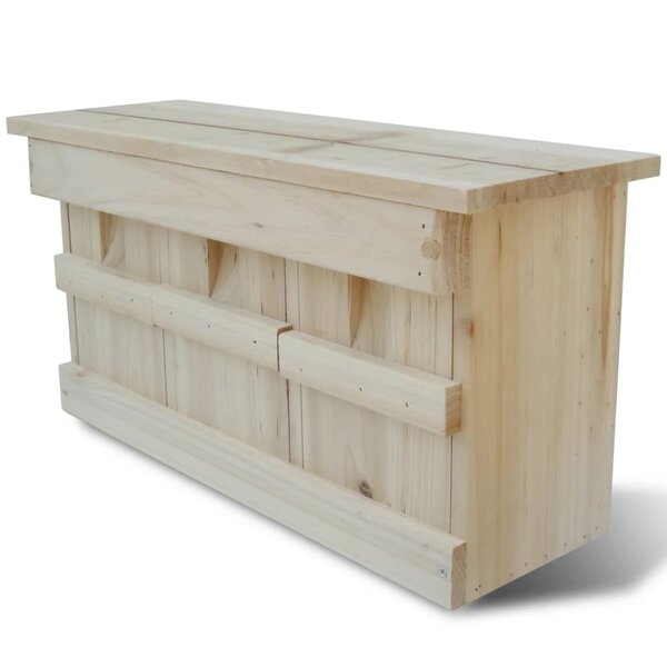 vidaXL Nichoir pour moineau 44 x 15 5 x 21 5 cm