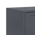 vidaXL Buffet anthracite 68 5x39x72 cm acier laminé à froid