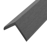 vidaXL Cornière de terrasse 5 Pièces WPC 170 cm Gris