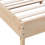 vidaXL Cadre de lit sans matelas 90x190 cm bois de pin massif