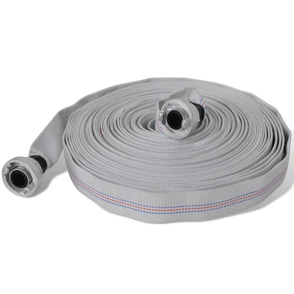 vidaXL Tuyau d'incendie plat 30 m avec raccords D-Storz 1 pouce