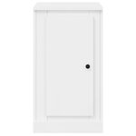 vidaXL Buffet blanc brillant 37 5x35 5x67 5 cm bois d'ingénierie